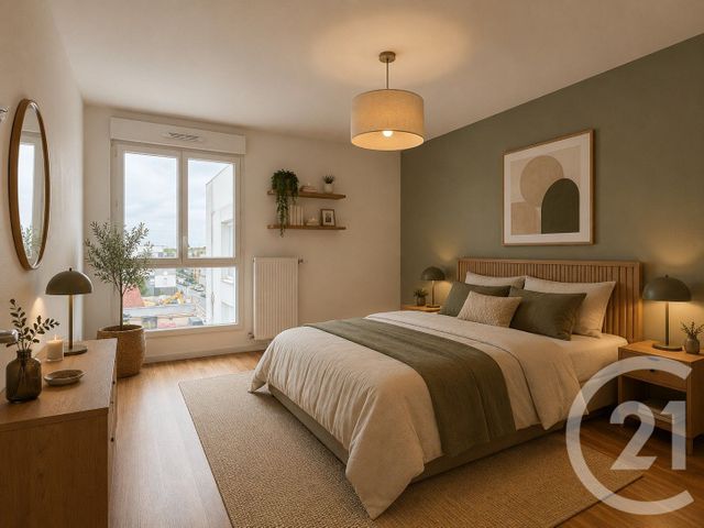 Appartement F2 &agrave; vendre - 3 pi&egrave;ces - 46,23 m2 - Eragny Sur Oise - 95 - ILE-DE-FRANCE