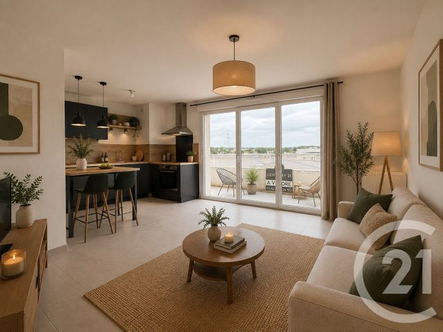 Appartement F2 &agrave; vendre - 3 pi&egrave;ces - 46,23 m2 - Eragny Sur Oise - 95 - ILE-DE-FRANCE
