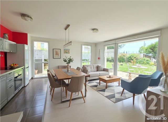 Appartement F3 &agrave; vendre - 3 pi&egrave;ces - 63,42 m2 - Cergy - 95 - ILE-DE-FRANCE