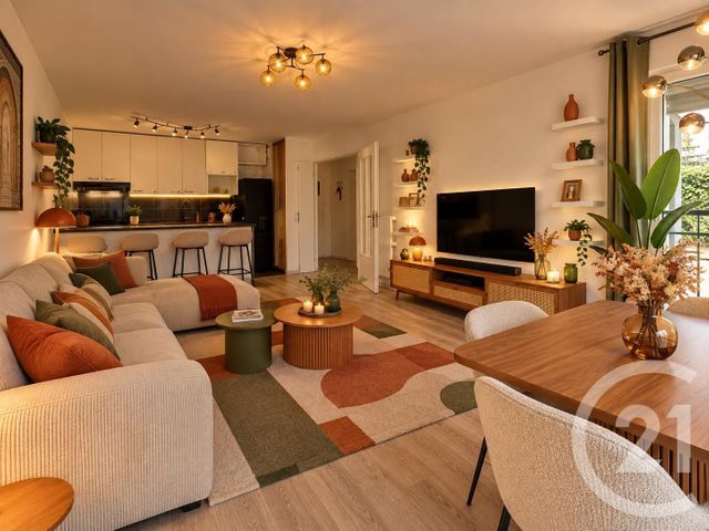 Appartement F3 &agrave; vendre - 3 pi&egrave;ces - 62,70 m2 - Eragny Sur Oise - 95 - ILE-DE-FRANCE