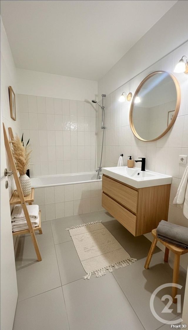 Appartement F5 à vendre - 5 pièces - 91,63 m2 - St Ouen L Aumone - 95 - ILE-DE-FRANCE