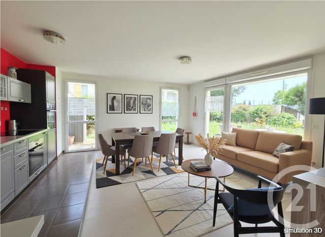 Appartement F3 &agrave; vendre - 3 pi&egrave;ces - 63,42 m2 - St Ouen L Aumone - 95 - ILE-DE-FRANCE